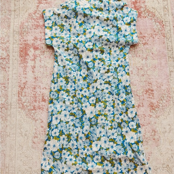 Women’s Vintage 1960s Floral Button-Up Dress handmade - Picture 2 of 6